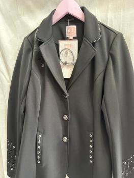 Imperial Riding Softshell Turnierjacke La Fleur schwarz Gr. 72, 76